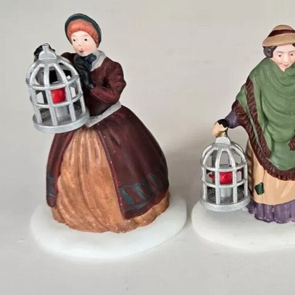 Dept 56 The Bird Seller set of 3 in box - Picture 2 of 6